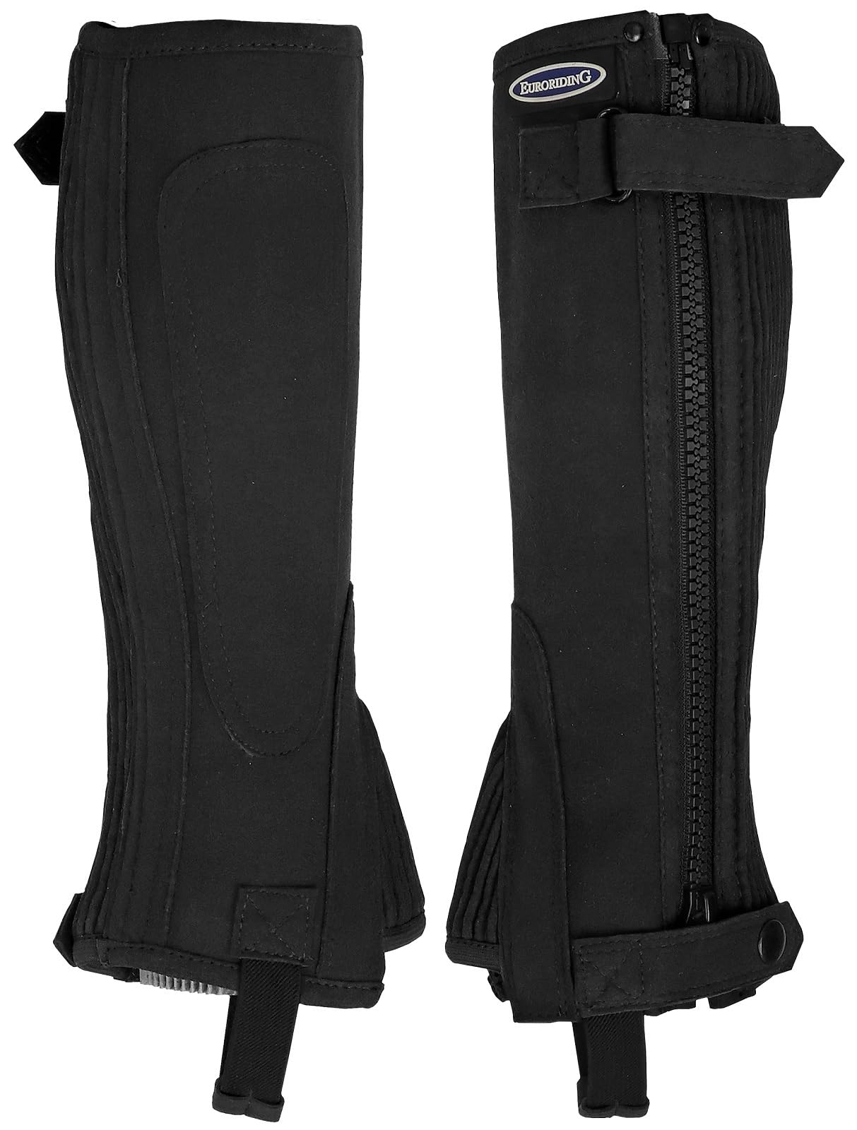 Euroriding Mini Chaps Supreme schwarz für Kinder XL