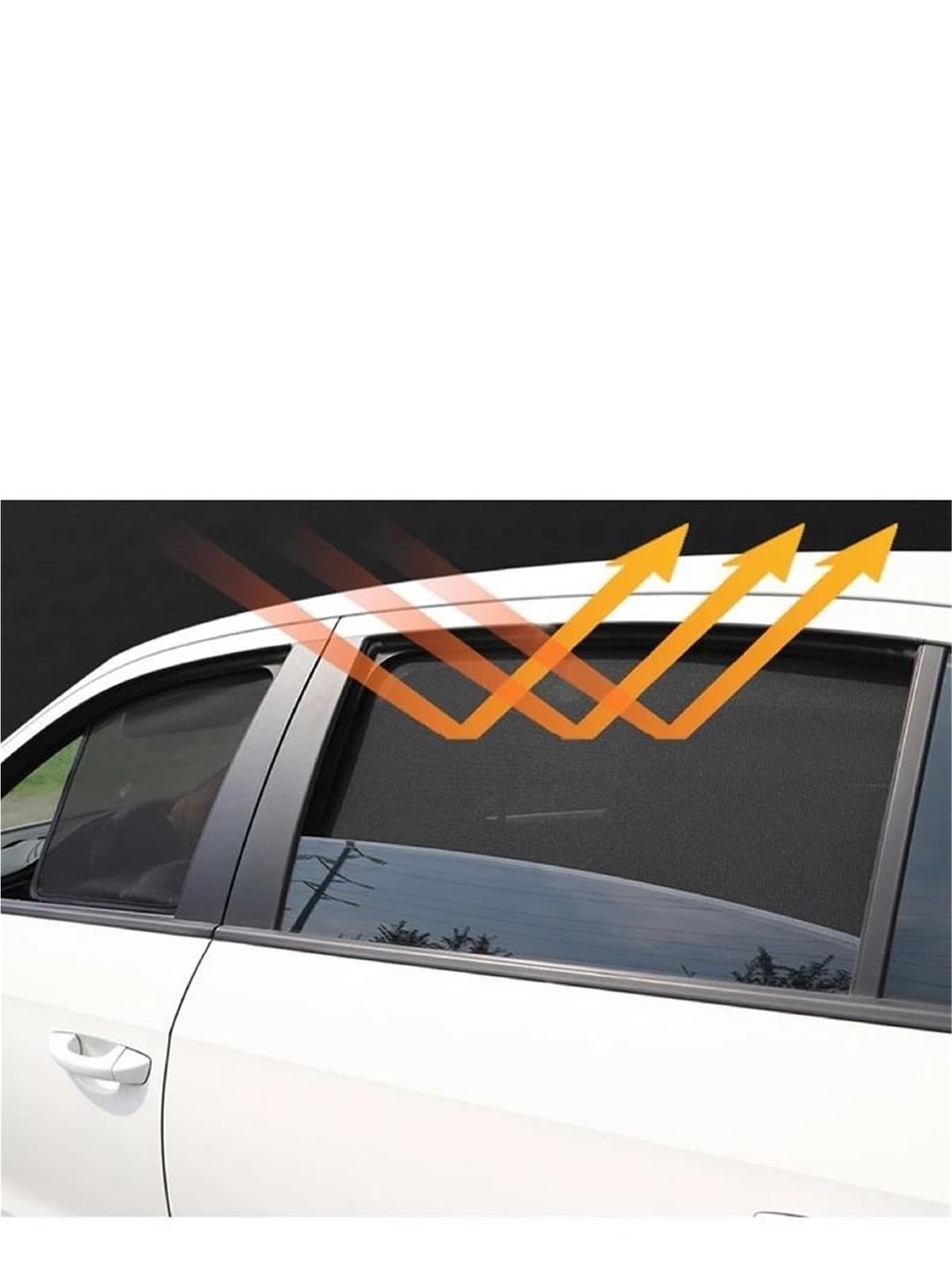 Para Volvo Para XC40 2018-2022 2019 2020 2021 Parabrisas Cortina Lateral Accesorios Para Coche Parasol Coche Magnético(Rear Windshield)