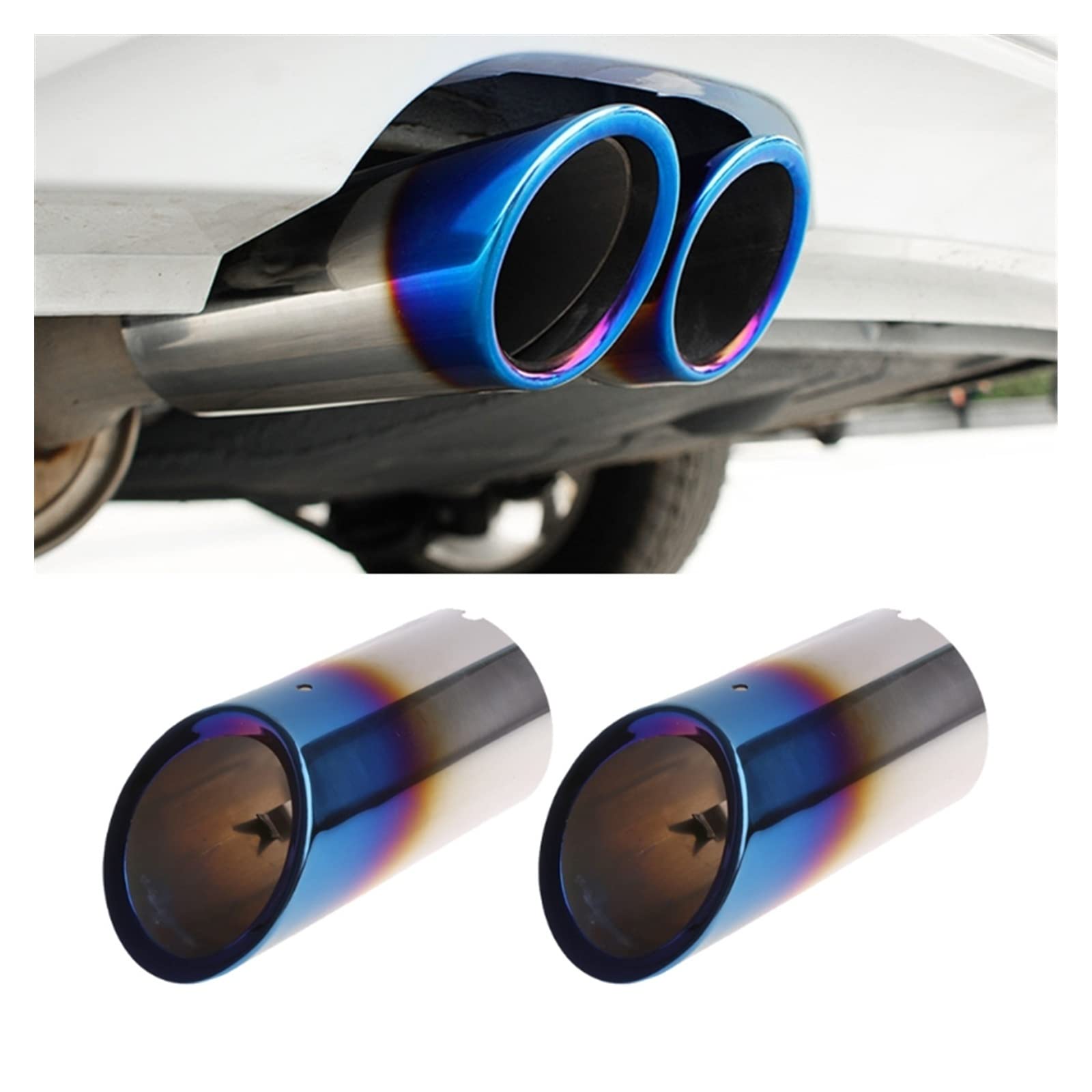 ROSSO ステンレス マフラー テールパイプ付き ROSSO ステンレス マフラー テールパイプ付き Amazon.co.jp: テール