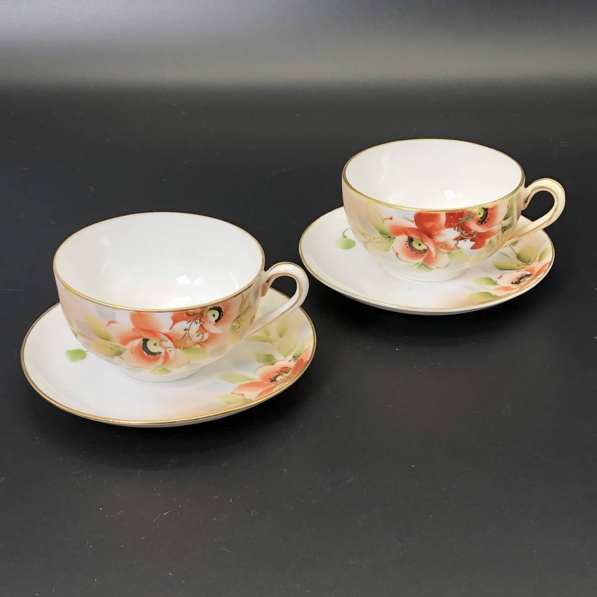 ノリタケ アンティークセット HAND PAINT（Amazon | 2客セット 