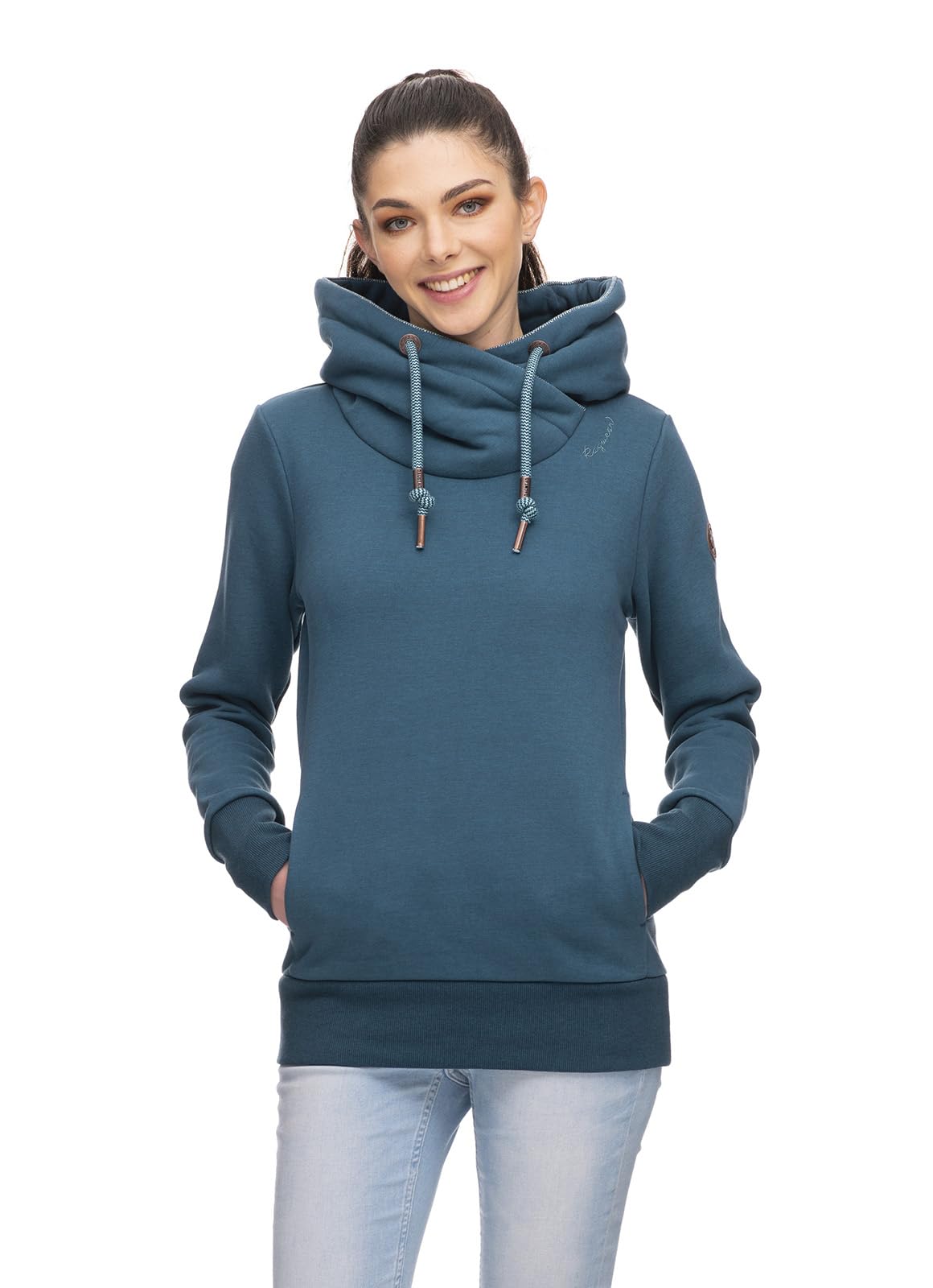 Ragwear Gripy Bold Women's Hoodie, petrol, XS