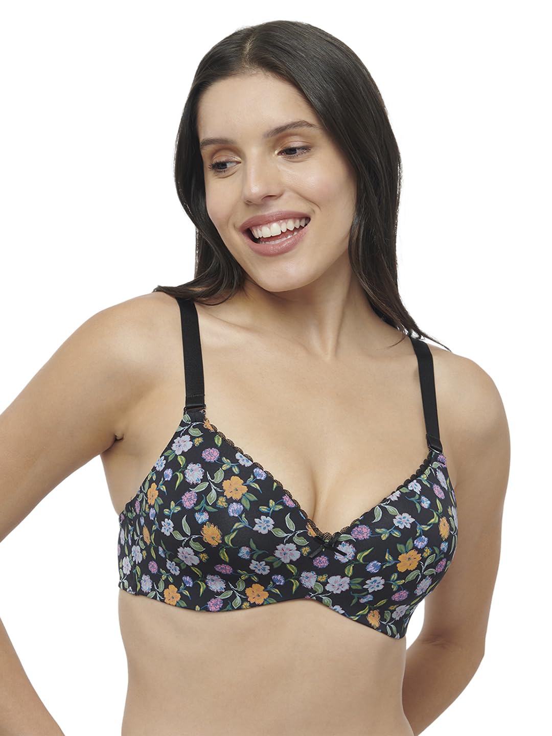 triumph Women's Polyamide Wire Free Casual T-Shirt Bra-picture-26