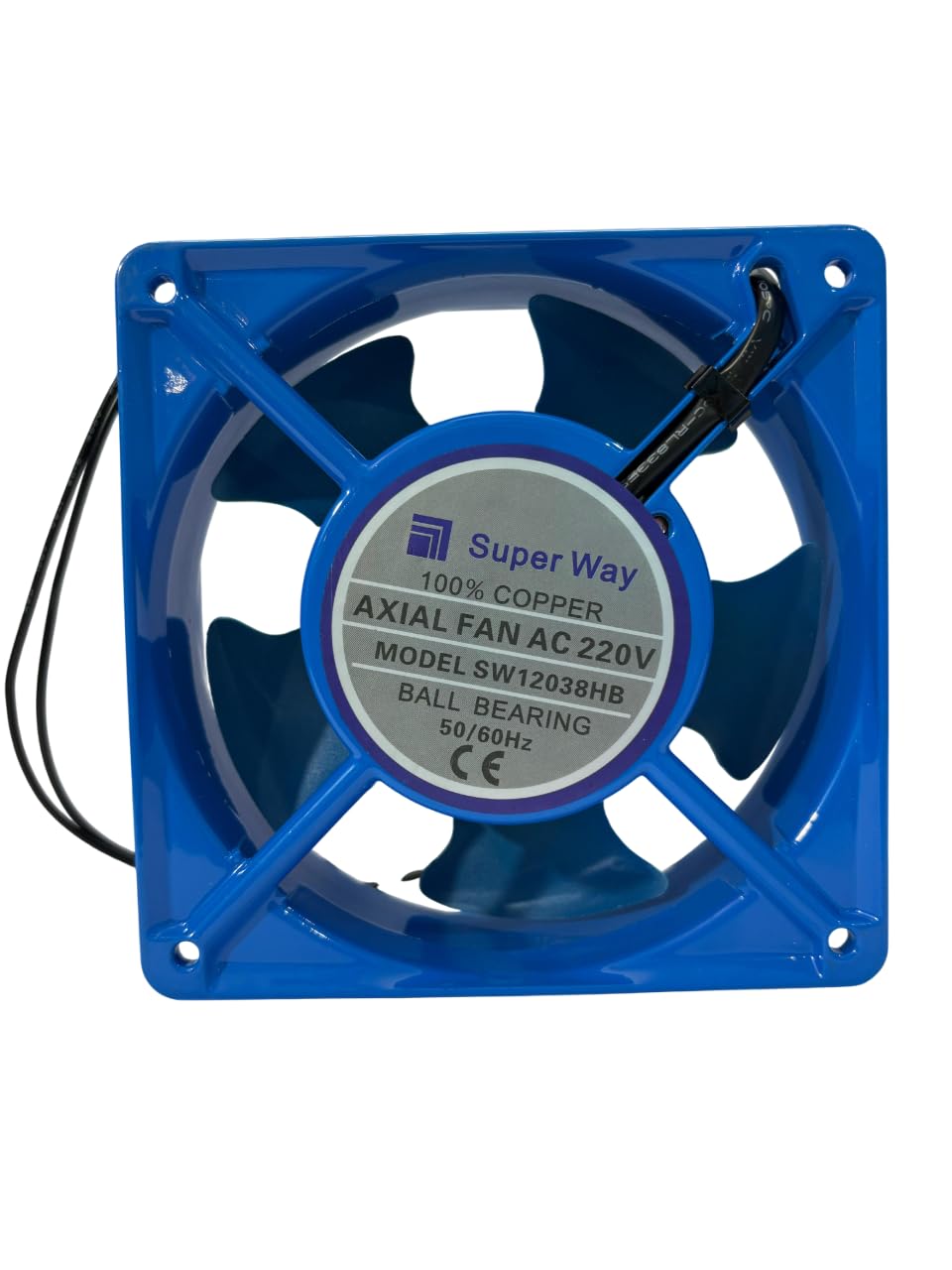 Super Way 4 Inch Axial Cooling Fan AC 220V Heavy Metal Body 100% Copper Ball Bearing Exhaust Fan for Welding Machine, Control Panel & Industrial Cooling-image-27