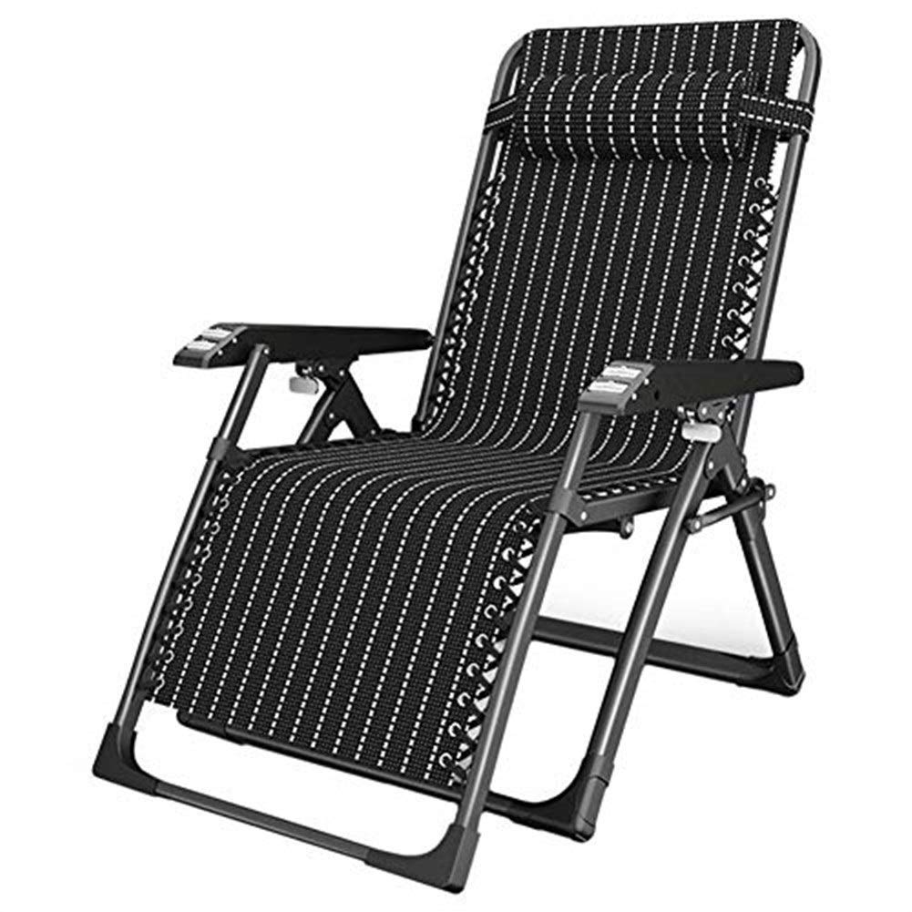 Chaises longues pelouse pliantes zero gravity contre le mal de dos au bureau et camping