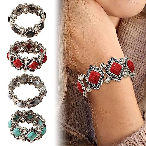 Bracelet jonc câble acier inoxydable ajustable avec charm cœur - 2