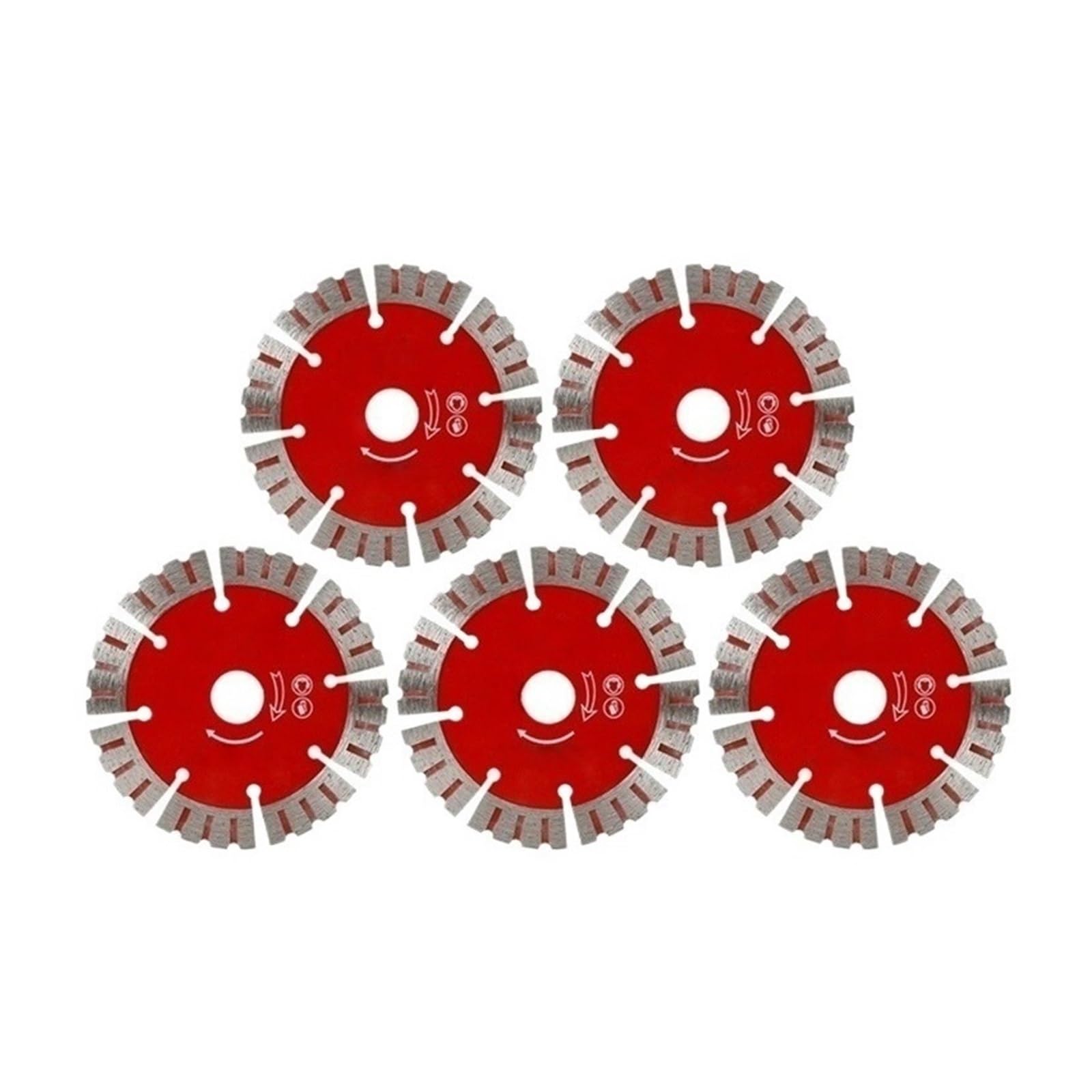Disco de corte de diamante de 115/125/160 mm for porcelana, cerámica, gres, mármol y amoladora angular (5 unidades)