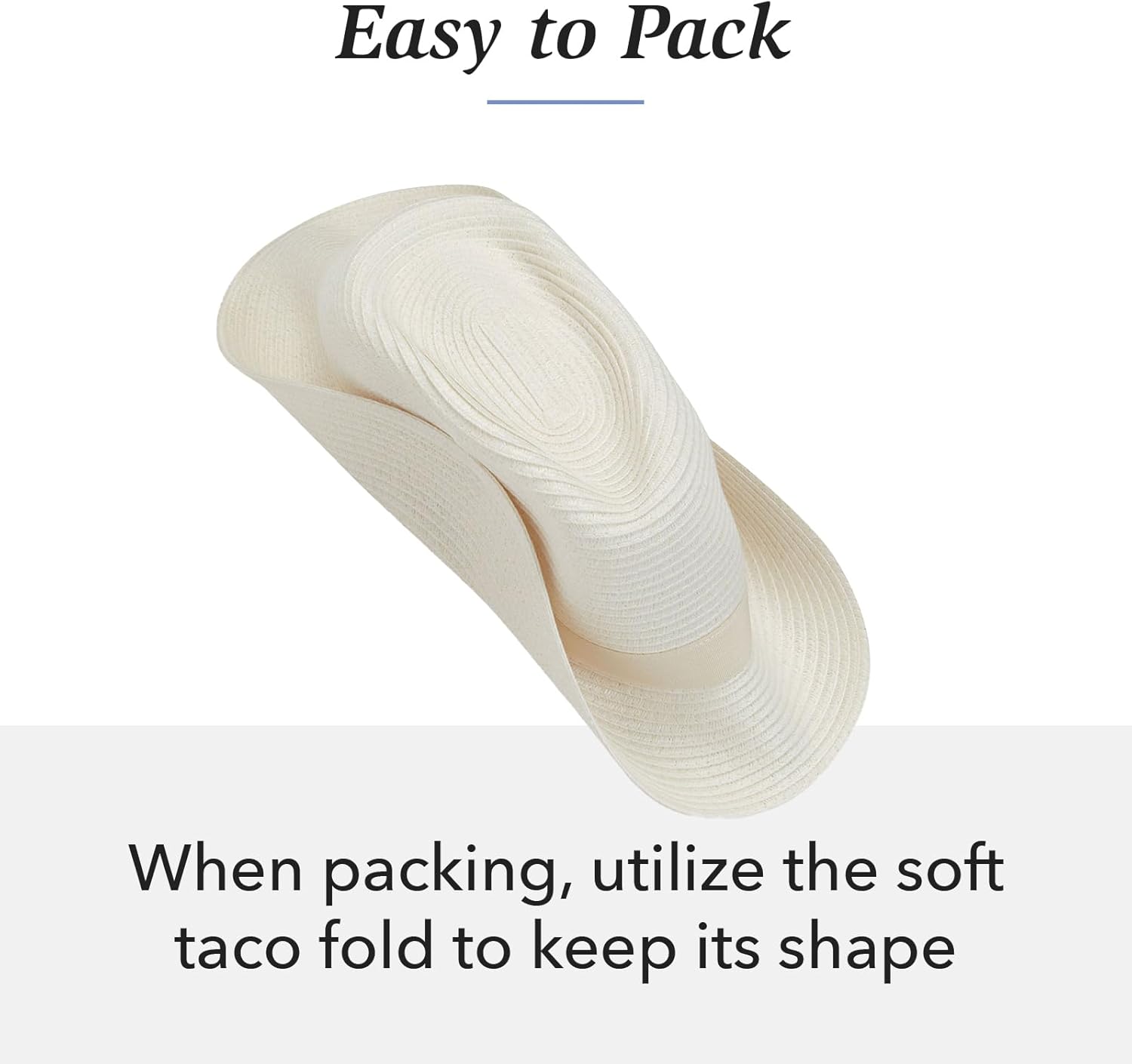 Wallaroo Hat Company Women’s Caroline Fedora Sun Hat – UV Sun Protection, Packable, Adjustable, Travel-Friendly, Medium Size - Image 5