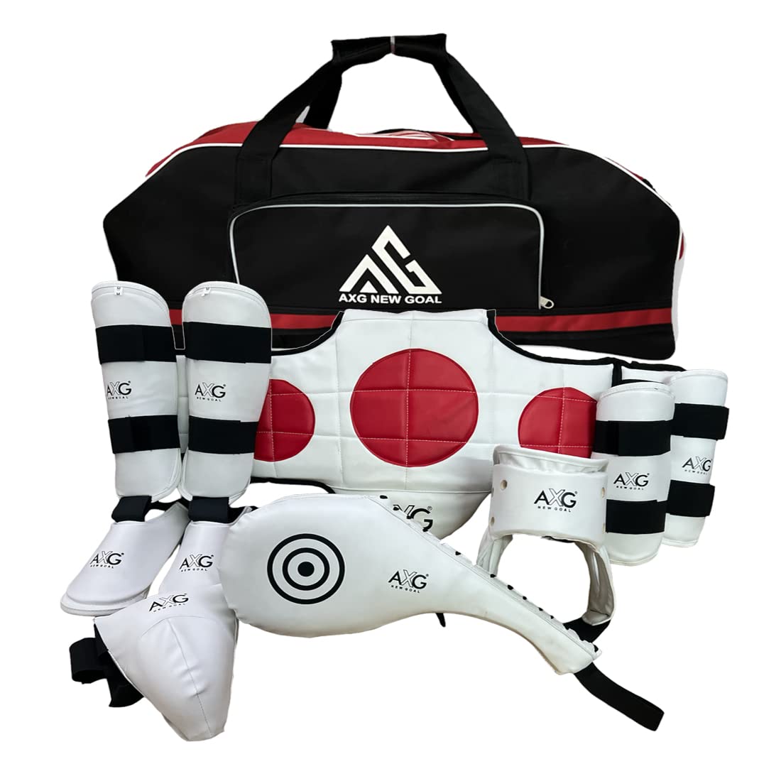 AXG Durable Taekwondo Combo (Medium) with Duffel Cum Backpack for Age 9 to 15yrs Boxing Kit (B0BL3JKF9H) Amazon Price History, Amazon Price Tracker