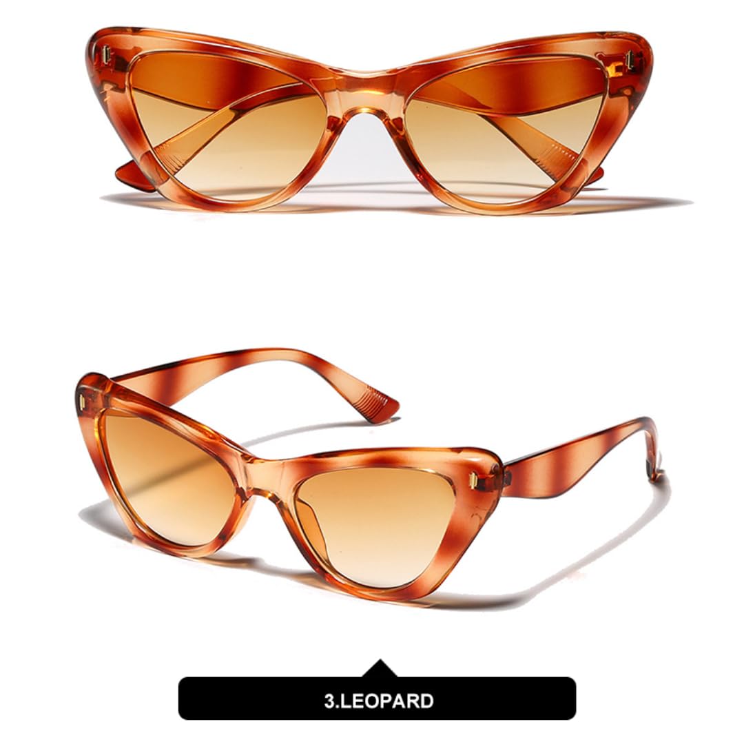 Gafas de sol estilo ojo de gato retro para mujer y hombre, gafas de sol clásicas vintage con protección UV400 para exteriores.