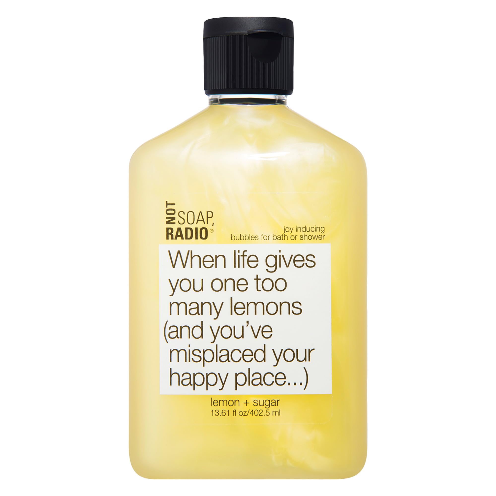 Not Soap, Radio Lemon Moisturizing Body Wash with Essential Oil