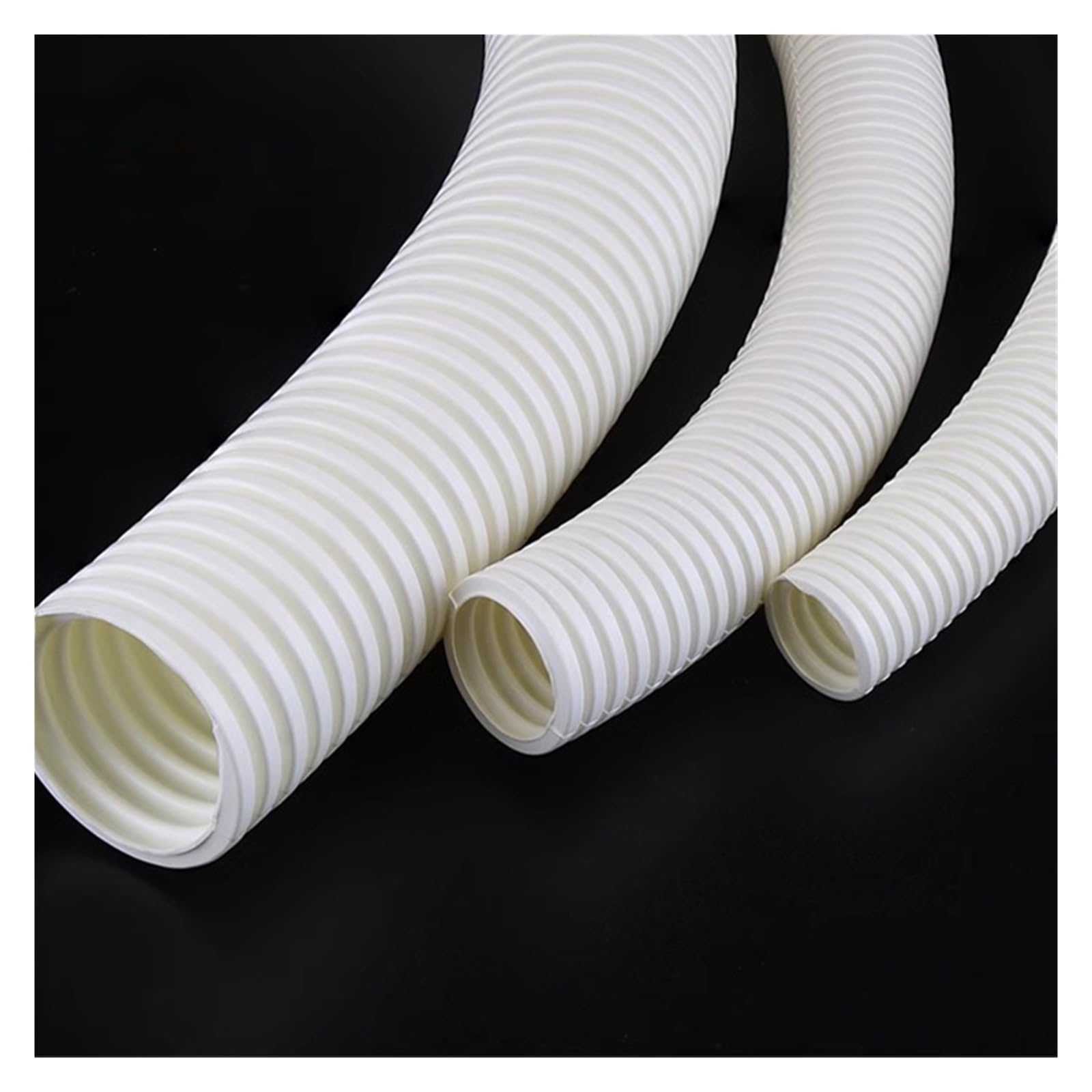 Tubo flessibile a soffietto in plastica ritardante interno da 1-5 metri, manicotto protettivo ondulato filettato isolato in PP(4 METERS_20MM)