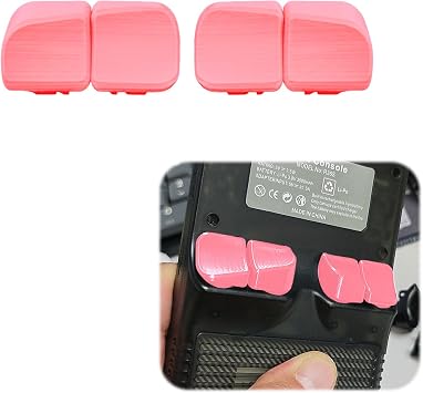 Upgrade Button Caps Compatible with ANBERNIC R36S 4X PLA Key Covers, Anti-Slip, Wear-Resistant, Enhanced Tactile Feedback Pink