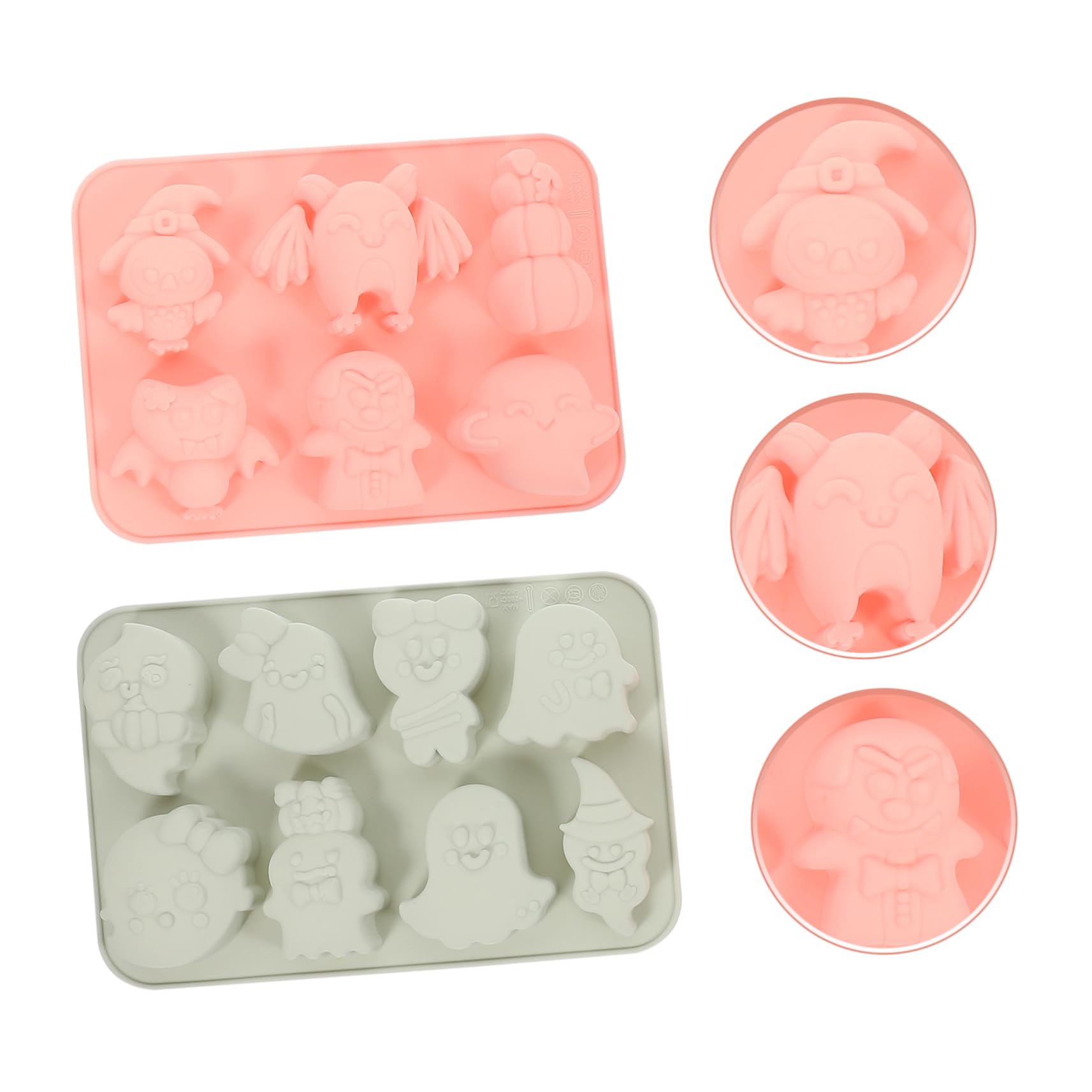 Alipis 10 Pièces Moule De Cuisson Cookie Gâteau Dessert Moules Molde De Para Chocolat Cookie Cuisson Gâteau Moules Fantôme Cookie Moule Para Chocolat De Halloween 3D Halloween