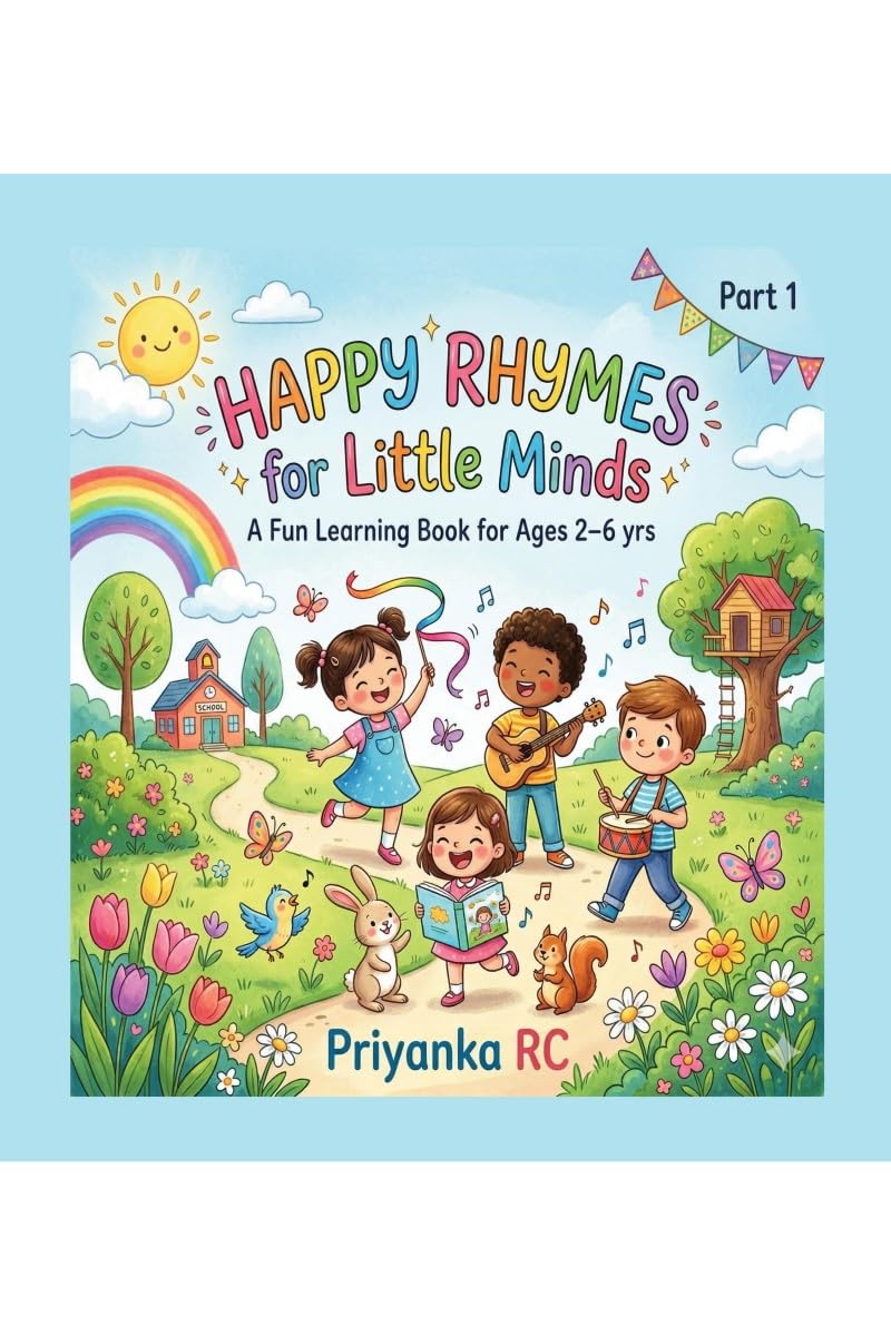 Happy Rhymes for Little Minds: A Fun Learning Book for Ages 2-6 Yrs