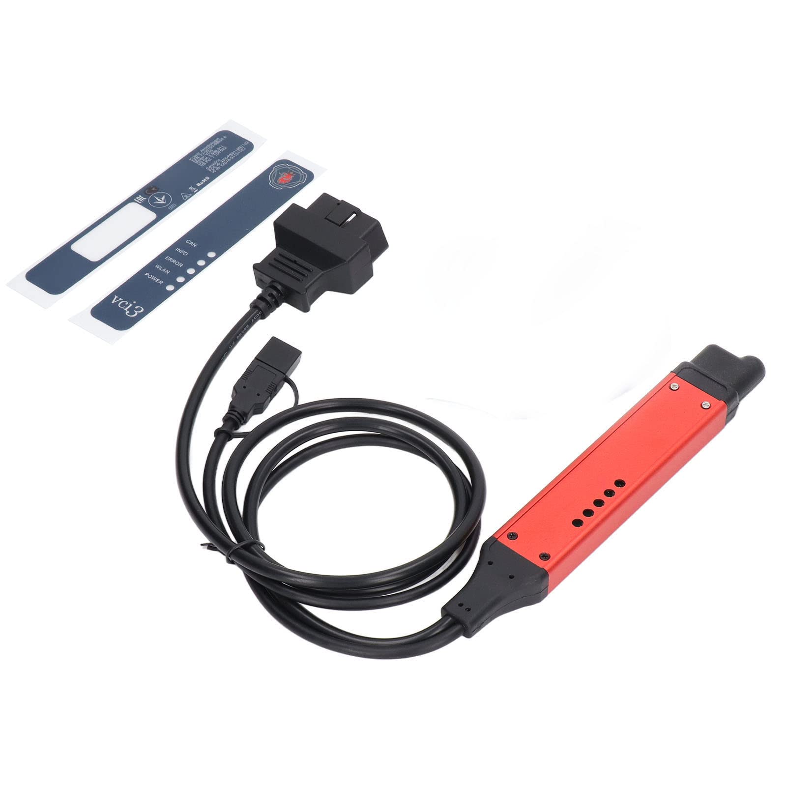 Outil de Diagnostic V2.43, Scanner WiFi VCI3 pour Connexions sans Fil/filaires Cryptées, Protection IP67, Prend en 14 Langues, Scanner de Camion Disponible avec Le