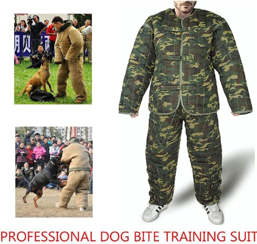Ropa Protectora Para Perros De Adiestramiento: Traje Profesional De Protección Corporal Para Perros Grandes Con Mangas Antimordeduras, Chaqueta Y Pantalones De Adiestramiento Para Perros Policía.