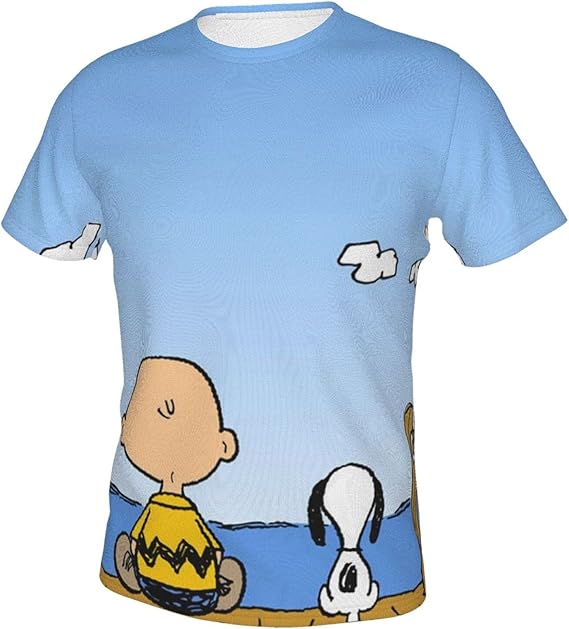 Amazon Co Jp チャーリーブラウン 2 メンズ グラフィックtシャツ おしゃれ 夏服 メンズ 半袖 トップス 斬新なグラフィック Tシャツ クールなデザイン 大人用tシャツ グラフィック 人気 柔らかい 快適 ファッション