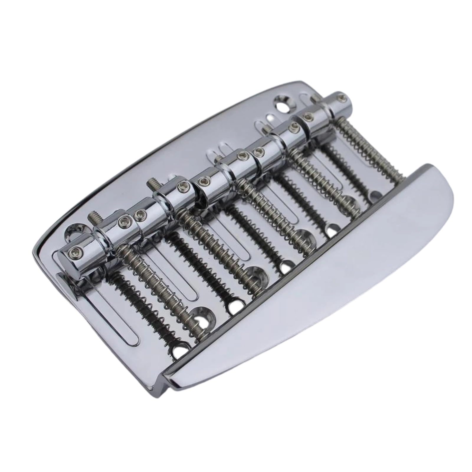 Standard Mostek Gitarowy Materiał Mosiężny 5 Strunowy Twardy Ogon Stały Mostek Basowy Chromowane Czarne Złoto(Chrome)