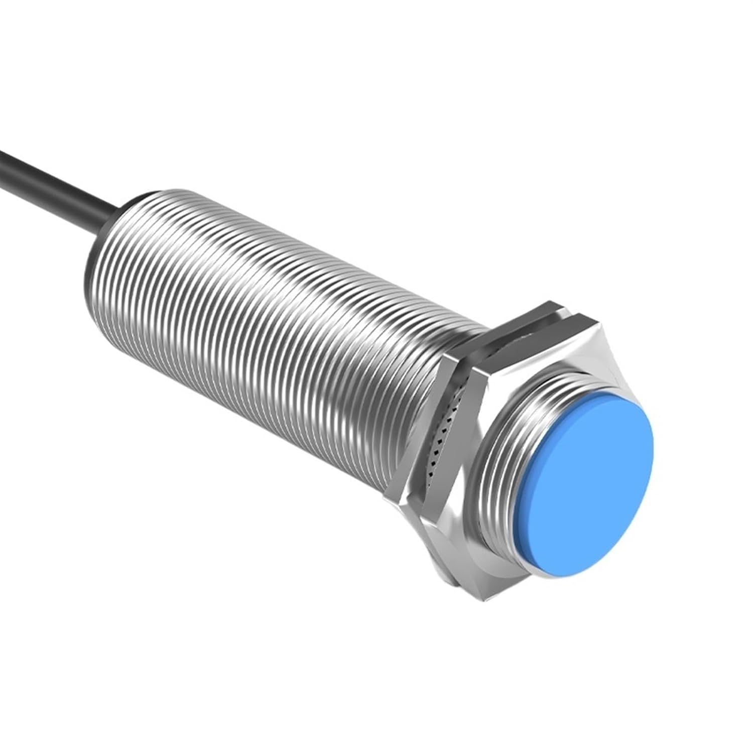 Magnetic Reed Switch Proximity Sensor LG18A3 Premium M18 Cylinder 10-30 Series 90-220V 10mm Detection Distance NO NC (Color : DC 2-wires NO)