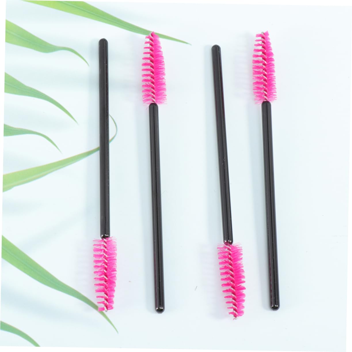 BELLIFFY Disposal Eyelash Brush 100pcs Lash Curler Eyebrow Comb for Quick Easy Eye Makeup