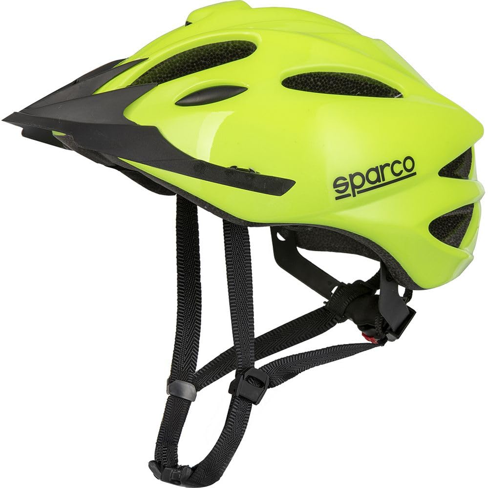 Sparco Casco da bici tg L 58- 61 cm giallo