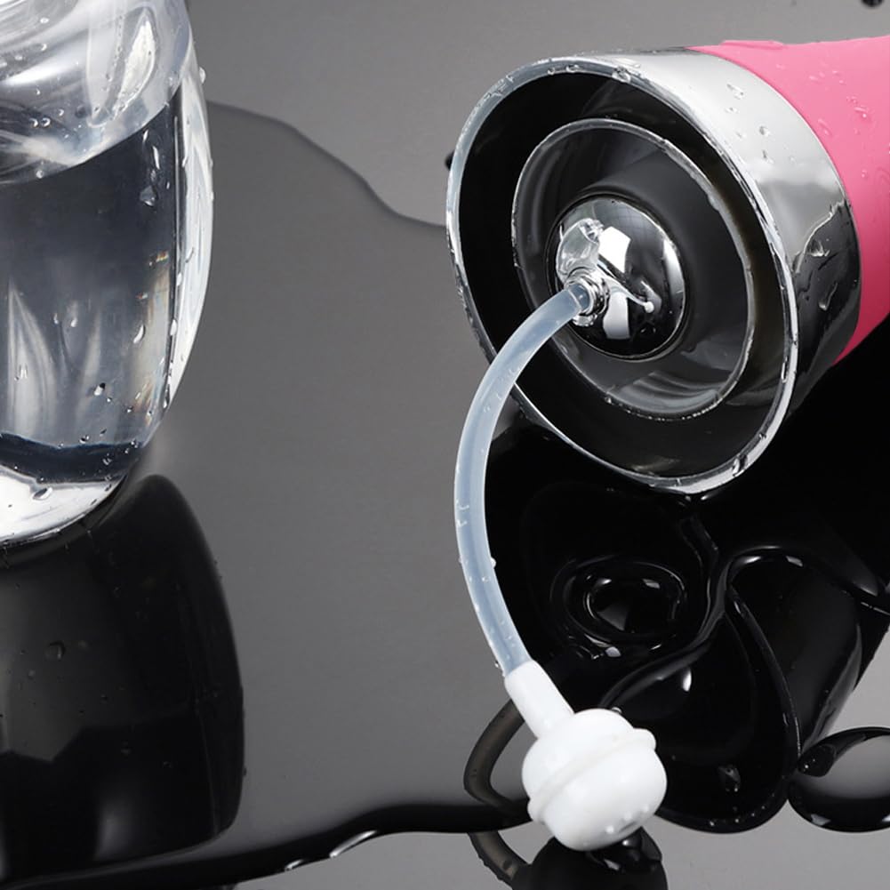 SXOVO Poire à Lavement Intime 300ml Douches Anale et Vaginale Électrique avec Anti-Reflux Enema Douchette Intime avec 3 Vitesses de Pulvérisatio pour Colon et Intestins (Rose)