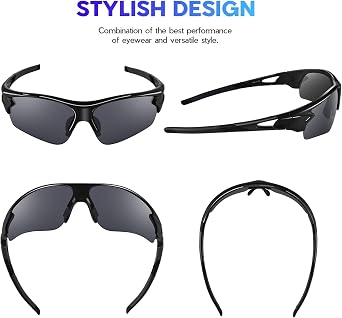 BEACOOL Polarized Sports Sunglasses for Men Women Youth
