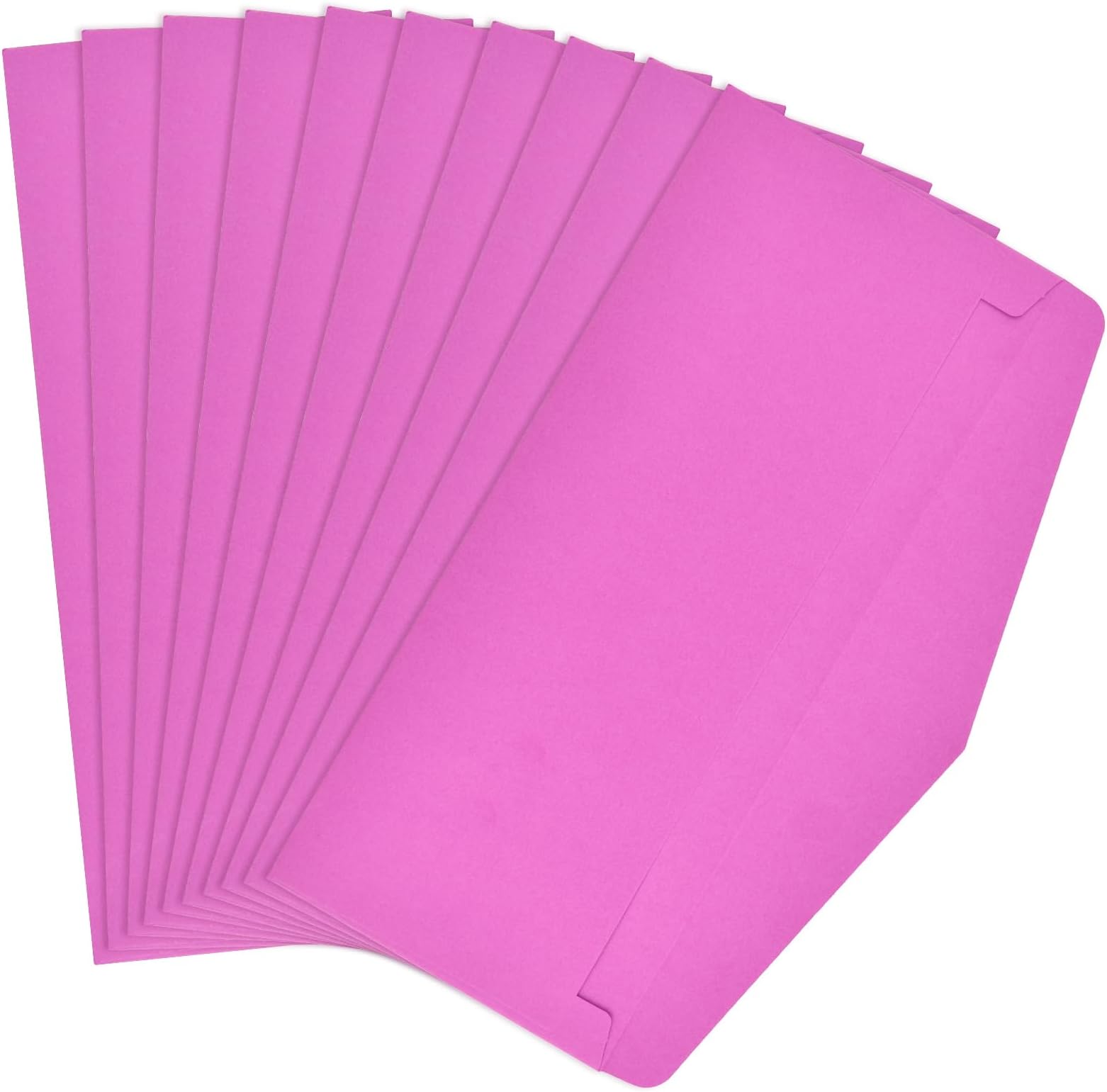 30 Pieces Mailing Envelopes Number 10 Bussines Envelopes for Invitations Weddings Chrismas Party Greetings Cards No Window (hot pink, 9.45 x 3.94 inch)
