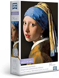 Toyster - Quebra-cabeça: Johannes Vermeer - Moça com Brinco de Pérola - 500 peças nano - Game Office