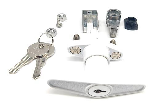 T-Handle Accordion Shutter Lock Kit, Includes 2 Matching Keys