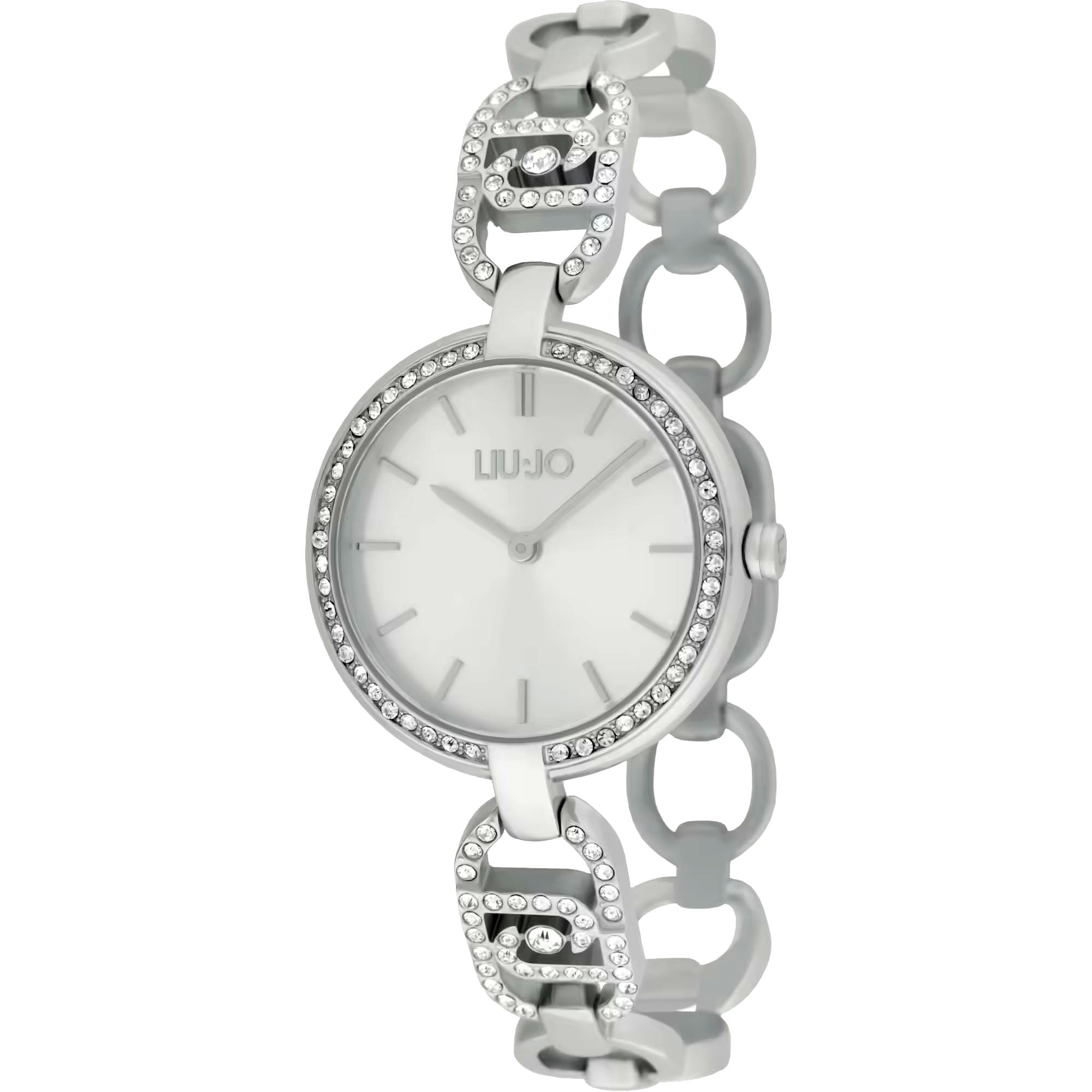 Liu Jo Identity Glare TLJ2349 Orologio da donna in acciaio con cinturino a bracciale ricoperto di cristalli