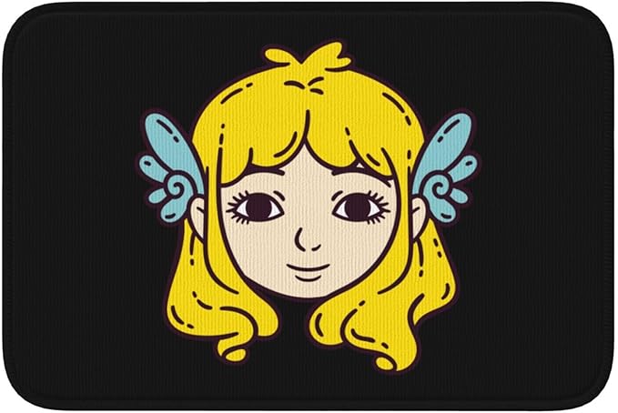 Virgo Character Horoscope Bathroom Rugs Bath Mat Soft Cozy and Absorbent Bath Rug, Non Slip Bath Mat for Bathroom Door, Shower, and Tub 24x16 in Bath Rug