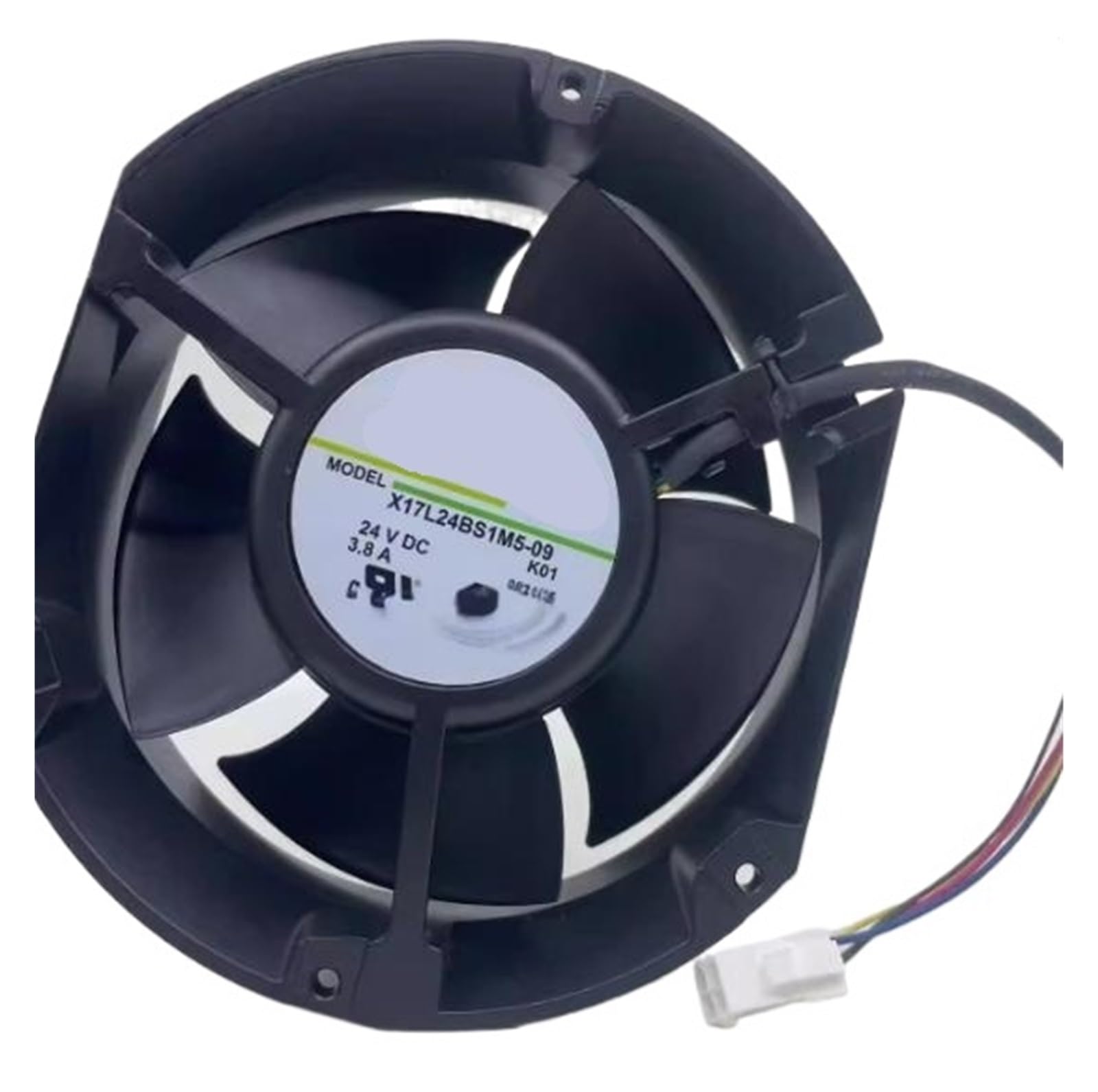 PEQYUACTE X17L24BS1M5-09 DC 24V 3.8A 172x172x50mm 4-Wire Cooling Fan