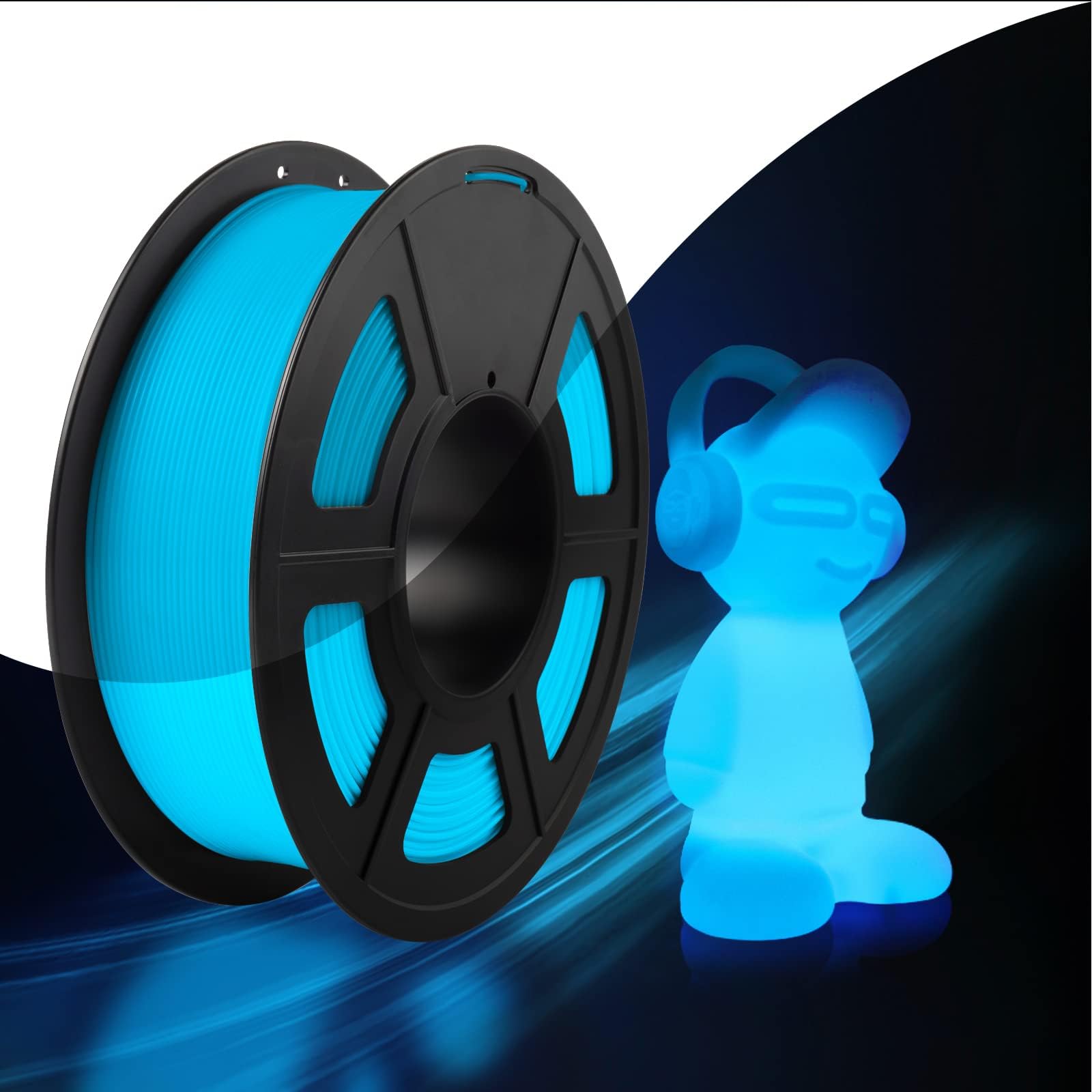 TRONXY Glow in The Dark PLA, Glow in The Dark Filament