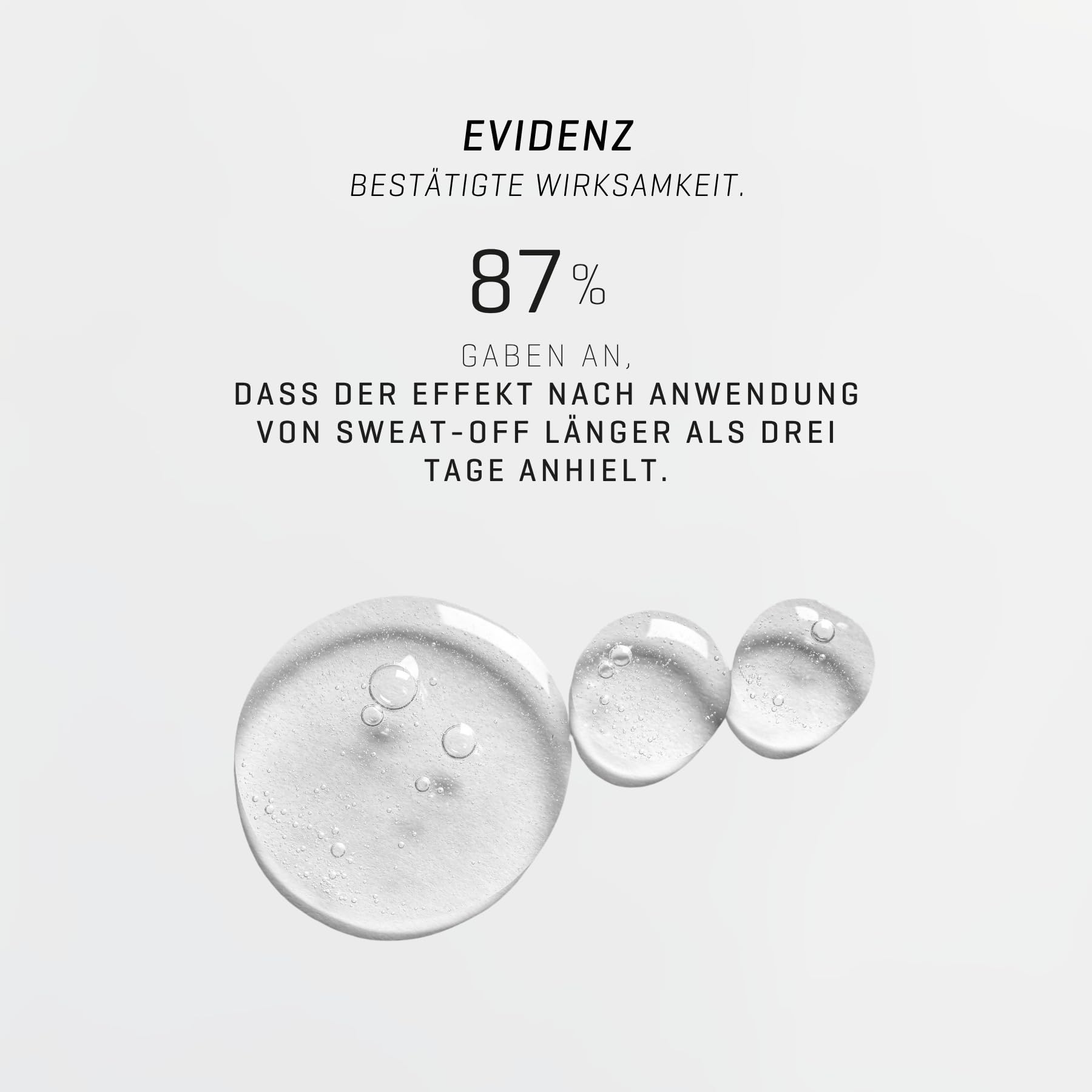 Sweat-Off Antitranspirant Roll On 50ml Deo Roller gegen Schweiß Antiperspirant für Männer und Frauen