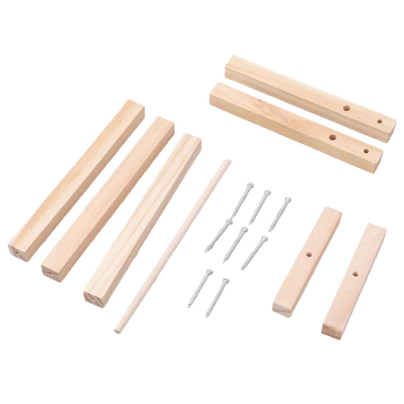 Jazuaiao A Wooden Garment Rack For Plush Toy Wardrobes Organizing Double Rod Design Prevents Clothing Sagging Nonslip Double Rod Wooden Hanger