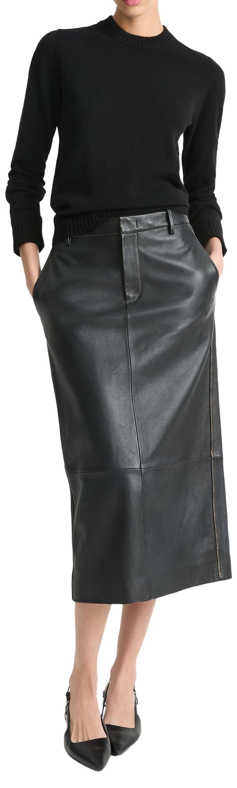 Vince Womens Classic Crew Neck