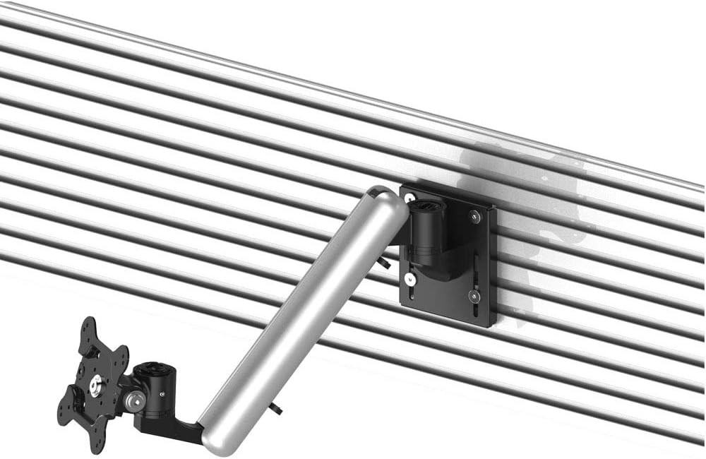 Cotytech VESA Mount for Slatwall w/Quick Release Spring Arm (5.5-17.6 lbs)