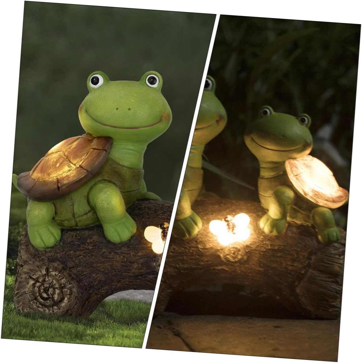 Resin Turtle Decorative Light Solar Garden Light for Landscape Patio Decor