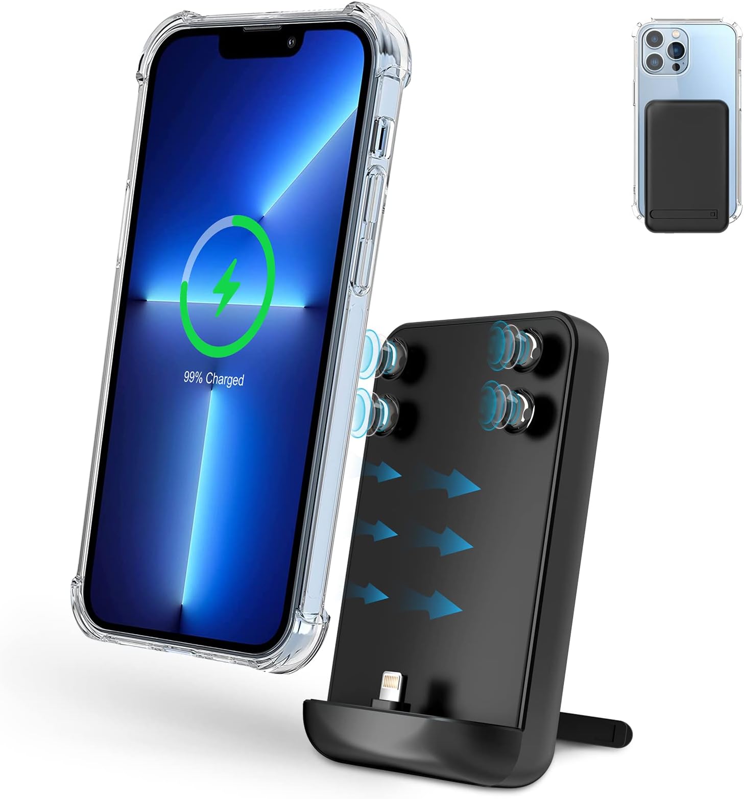Emnt 5200mAh Portable Charger With Built-in Cable EMNT Mini Magnetic Power ...