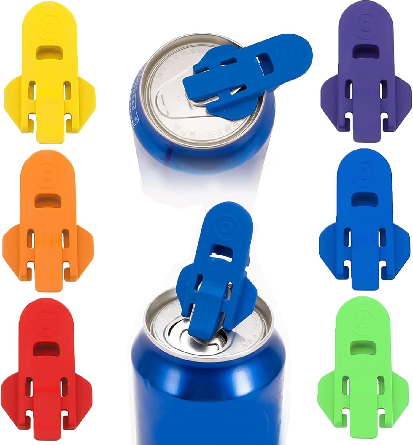 6Pcs Can Openers, Tin Openers, Drinks Can Opener, Ring Pull Can Opener