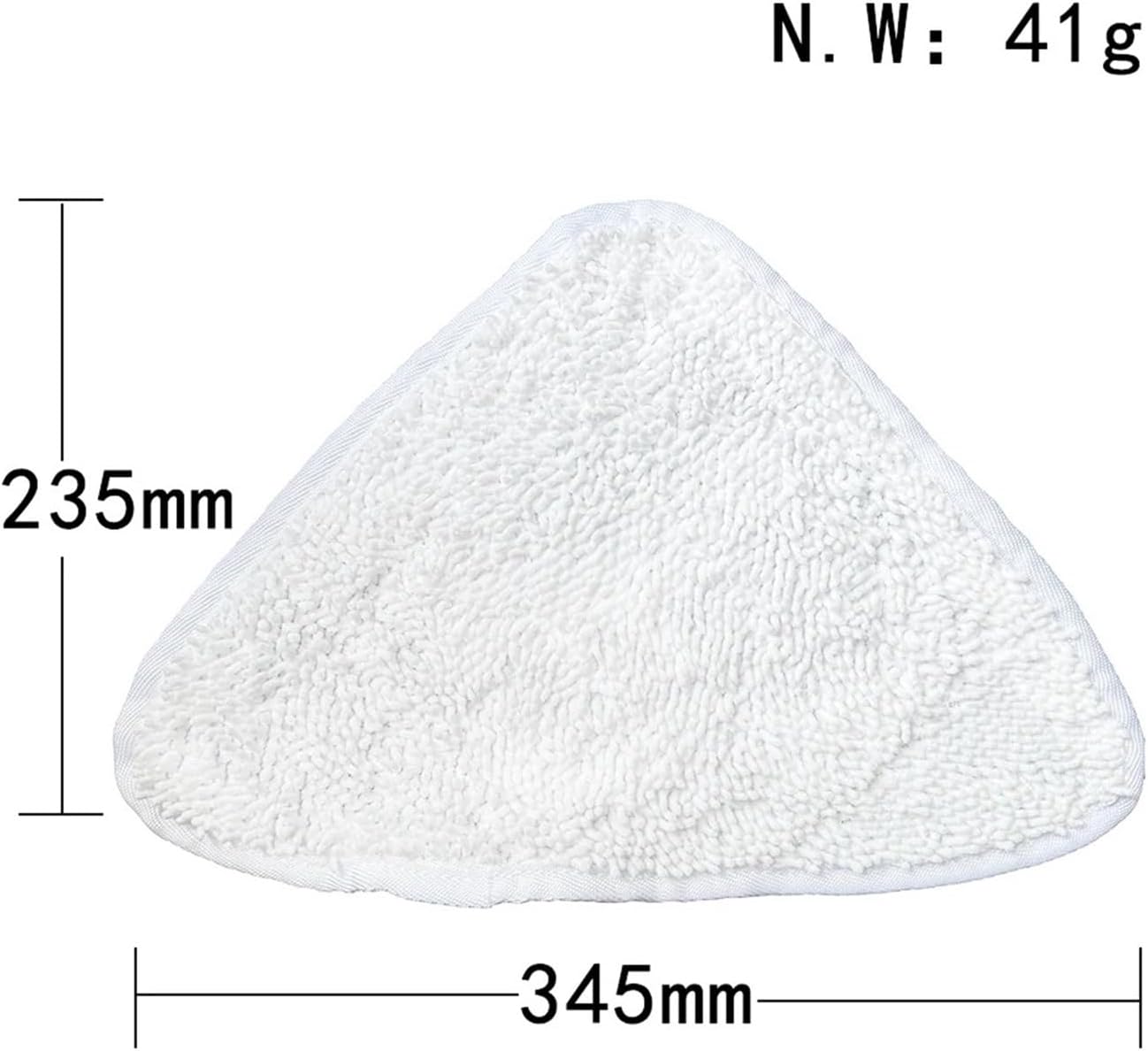 Ultra-fine Fiber Steam Mop Pad, Cleaner Parts Triangle Replacement Cloth Accessories(10pcs)