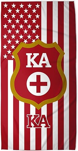 Kappa Alpha Order Fraternity - Toalla de playa rectangular (30 x 60 pulgadas), de gran tamaño, súper absorbente, sin arena, gruesa toalla para disponible en Yaxa Venezuela