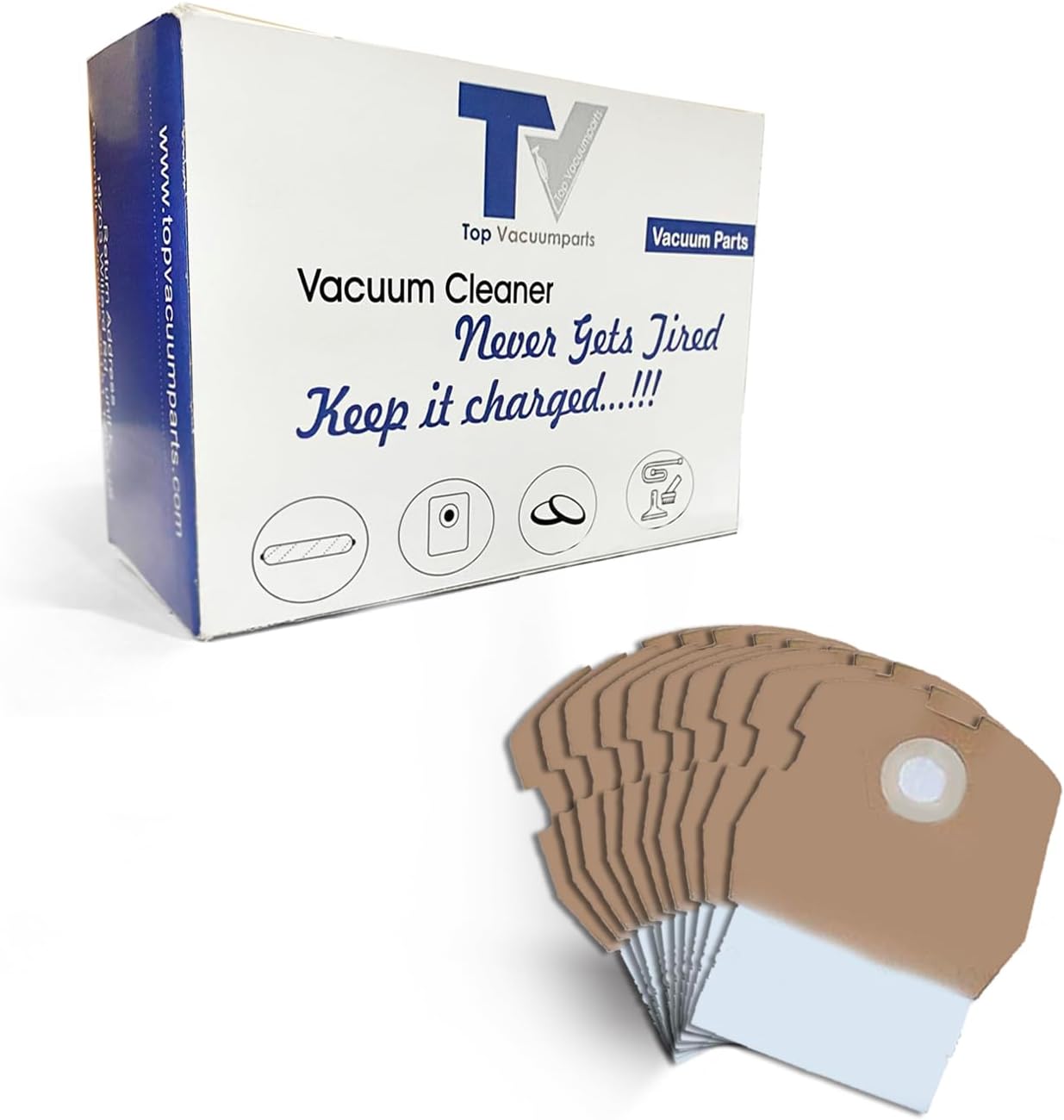 Replacement Part For Bissell C3000-PK12, Vacuum Cleaner Ltweight Canister Paper Bags 12Pk Fits BGC3000# compare to part C3000-PKK12