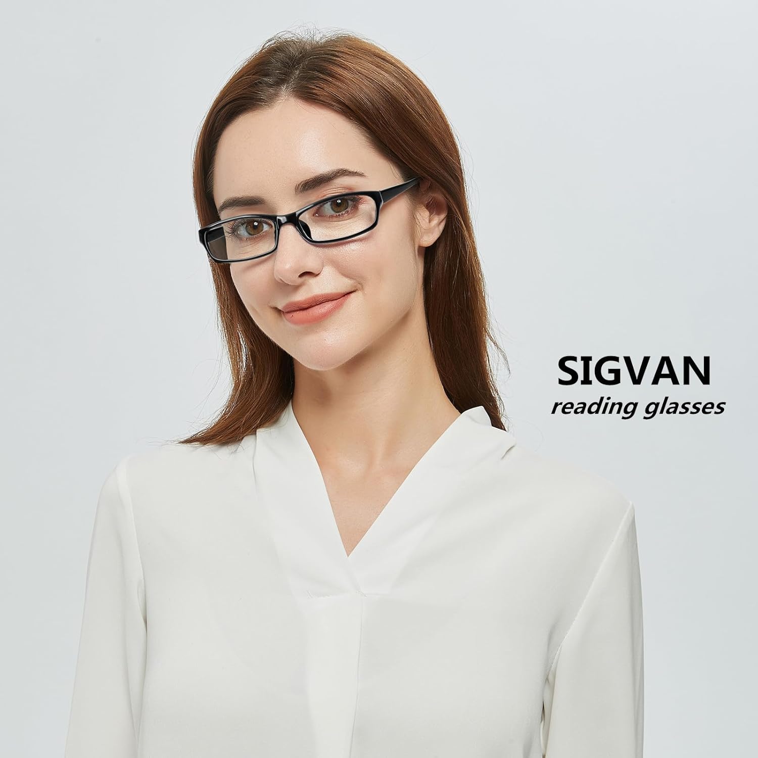 SIGVAN 6 Pack Ladies Reading Glasses for Women Blue Light Blocking Spring Hinge Rectangular Womens Readers Eyeglasses - Image 6