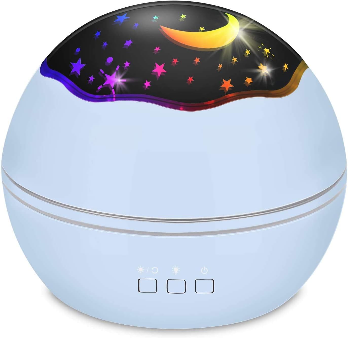 Star Night Light for Kids (Blue-Star)