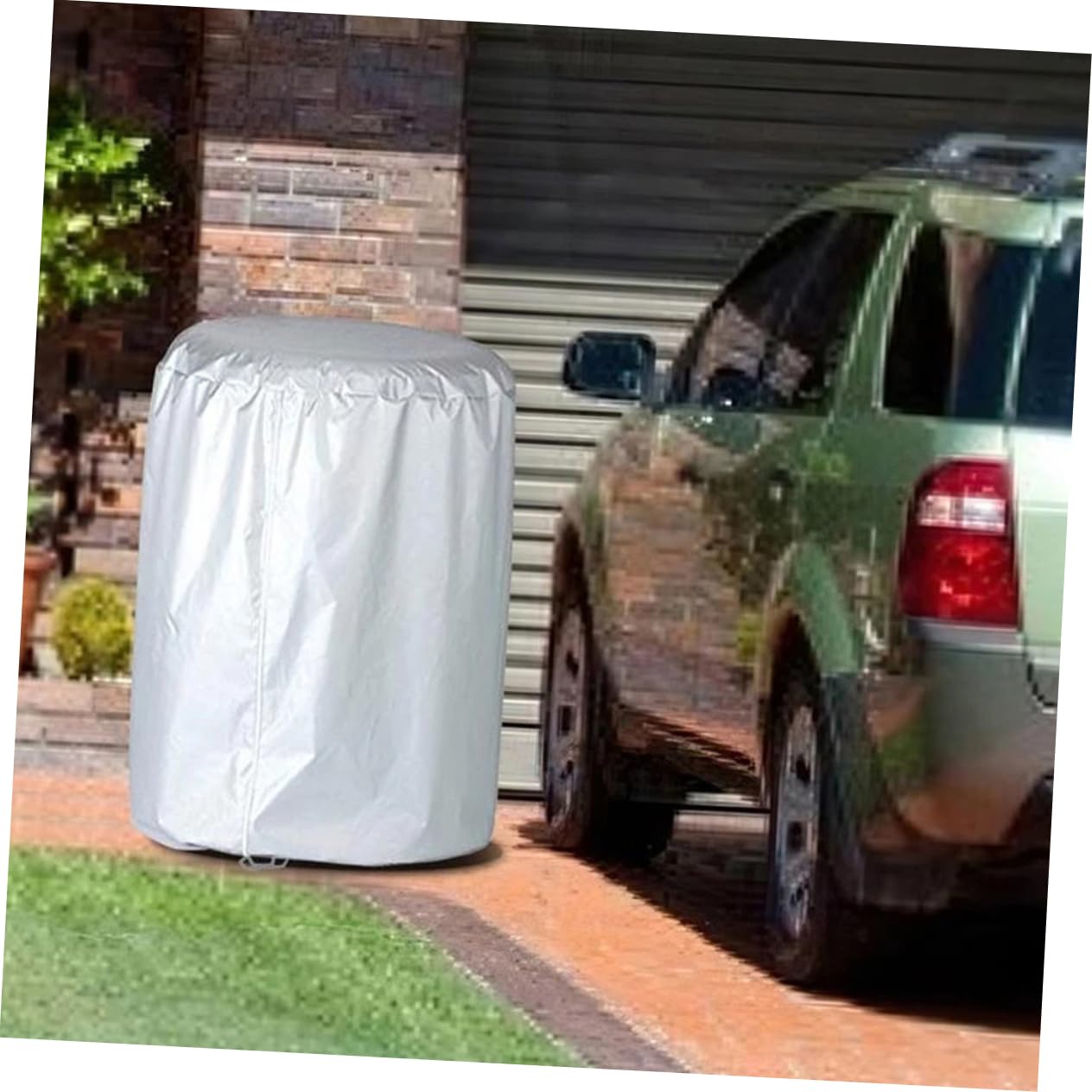 2piezas Funda para Rueda de Repuesto Resistente Intemperie para Caravanas Remolques SUV Camiones Cubierta de Neumático