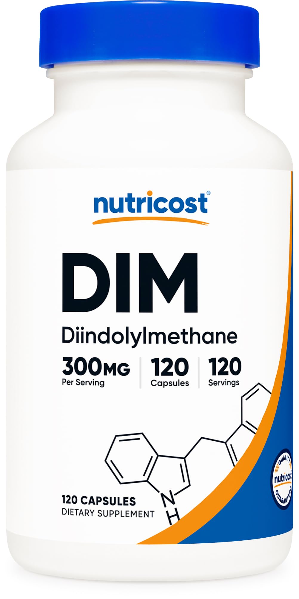 Nutricost DIMM + Biopeline 300mg, Per Bottle - 120 Capsules
