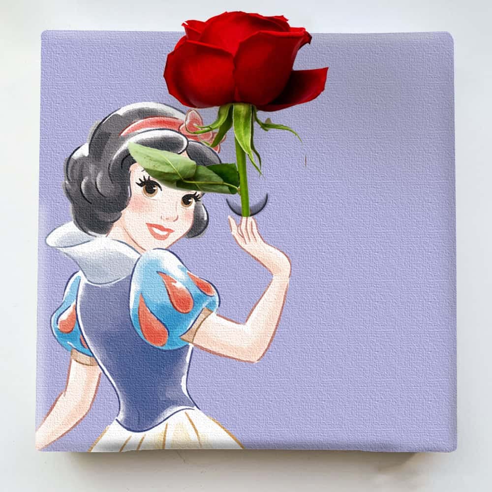 Amazon.co.jp: アートデリ ポスター パネル 白雪姫 20cm × 20cm