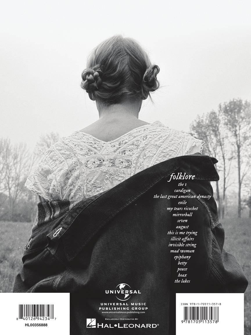 Taylor Swift – Folklore: Easy Piano Songbook with Lyrics | Beginner and Intermediate Sheet Music for Piano Players and Fans | Simplified Arrangements for Piano Students and Music Fans